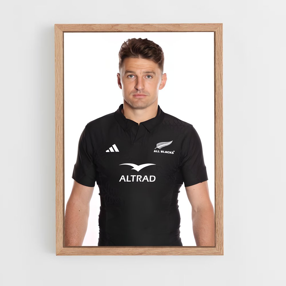 Poster Beauden barrett Blacks – affiche Rugby (vue 4)